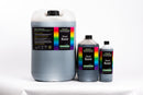 HydroTops Floral Boost range showing 1L, 5L and 25L containers