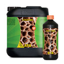 Atami ATAzyme nutrient additive bottles close-up label