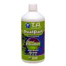 Bottle of Terra Aquatica DualPart FloraDuo Grow nutrient in a 1 litre size