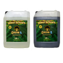 Pair of Monkey Nutrients Grow A+B containers in a 10 litre size