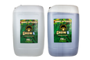 Pair of Monkey Nutrients Grow A+B containers in a 25 litre size